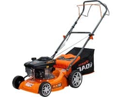 Zelfrijdende Grasmaaier - Motor Grasmaaier - Gazon Onderhoud - Zelfrijdend Systeem - 40 cm Maaibreedte - Oranje