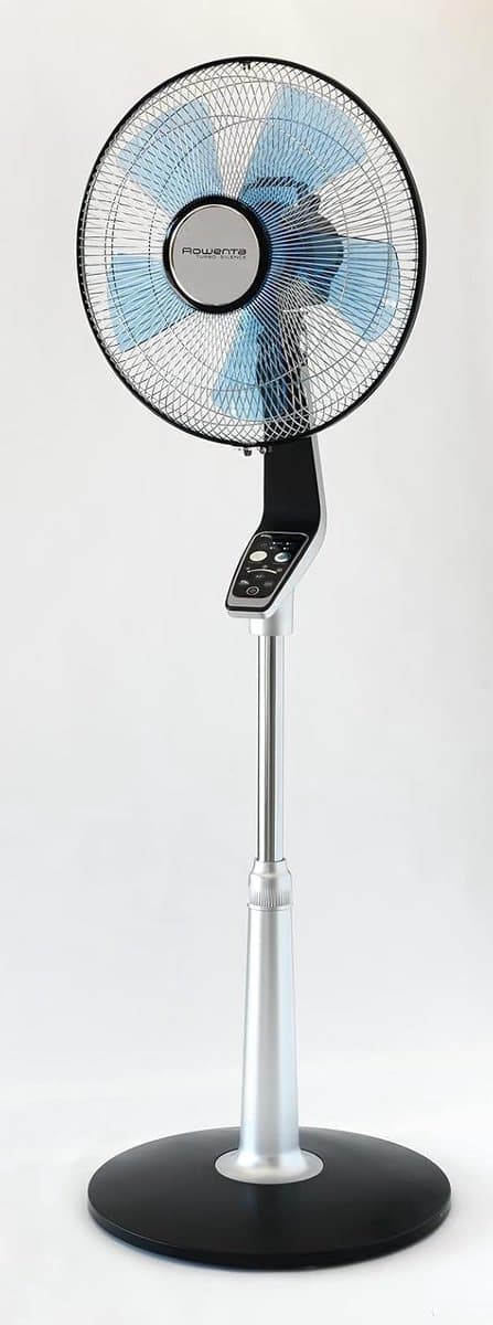 Staande Ventilator Stil 40 cm Vloerventilator met Afstandsbediening Nachtmodus Oscillatie Hoogte Verstelbaar — afbeelding 1