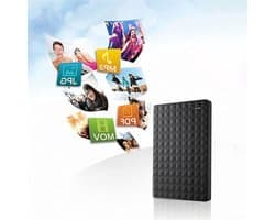Externe Harde Schijf - Draagbare Opslag - Bestanden Opslaan - Plug and Play - 2TB - Zwart