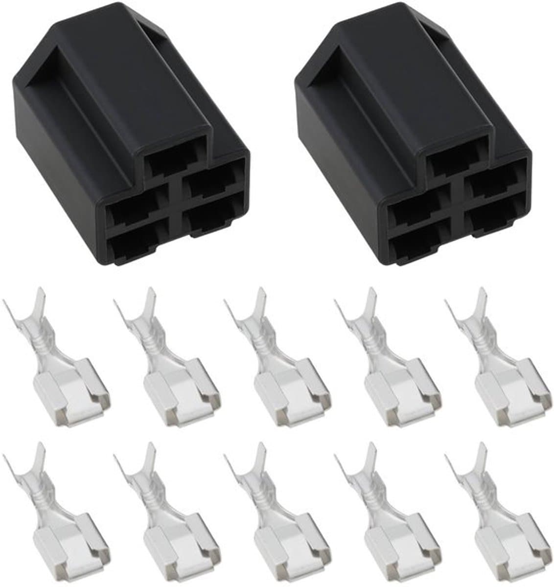 Ontstekingssleutel set 2 stuks - Connector voor grasmaaier - 5-pins schakelaar - Compatibel met John Deere - Vervangt beschadigde componenten - Zorgt voor stabiele aansluiting — afbeelding 1