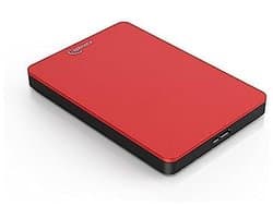Externe Harde Schijf - Draagbare Opslag - Bestanden Opslaan - Snelle Data Transfer - 320 GB - Rood