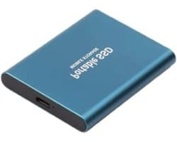 Draagbare SSD - Externe Opslag - Bestanden Opslaan - Ultrasnelle Overdracht - Tot 8TB - Blauw