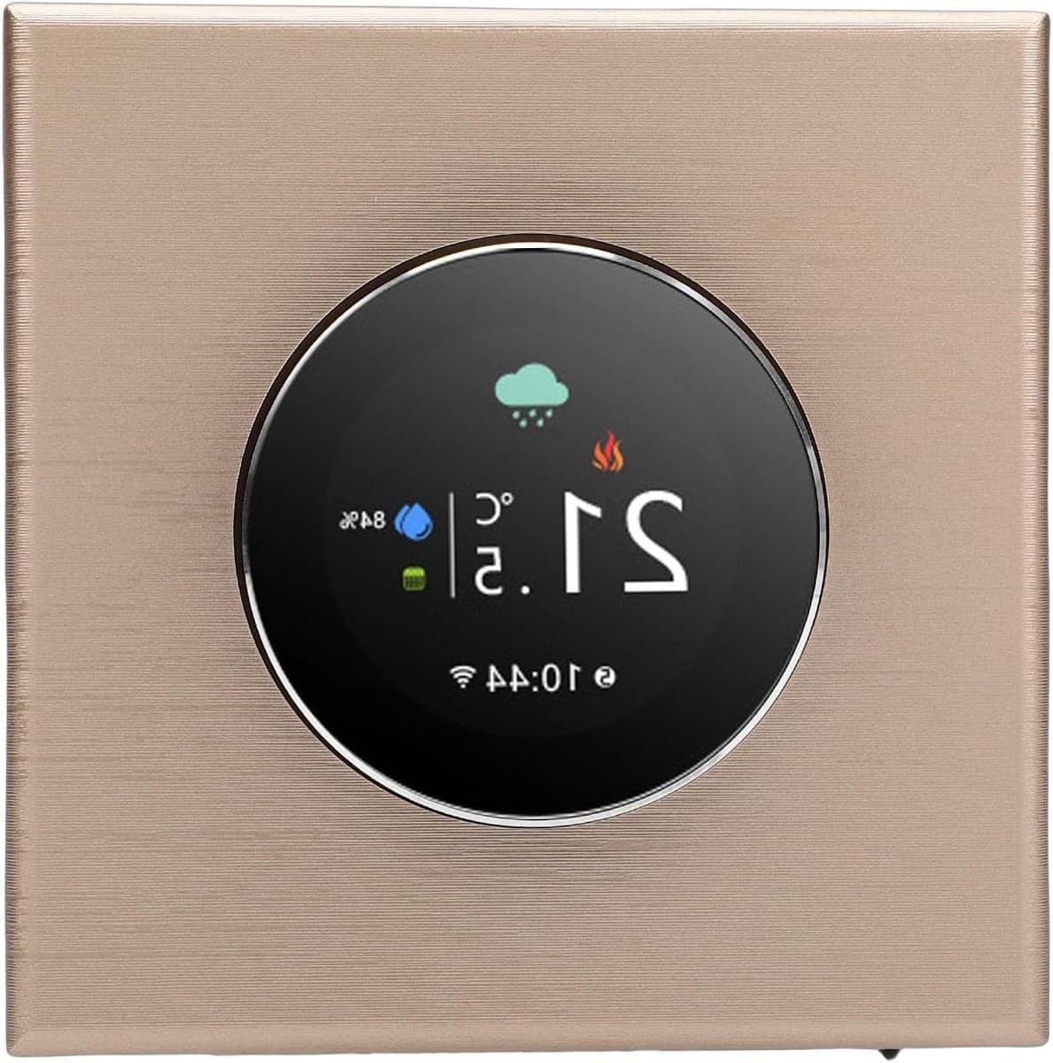 Slimme Thermostaat - App Bediening - Verwarming Regelen - TFT Kleurendisplay - 86x86mm - Wit — afbeelding 1