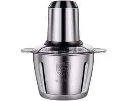 Keuken Gehaktmolen - Vleesmixer - Ingrediënten Fijnmaken - 300 Watt Kracht - 3L Kom - Zwart