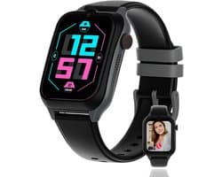 WB Goods Kinder Smartwatch - GPS Horloge Kind - Smartwatch Kinderen - Kinder GPS Tracker - 4G & SMS - Zwart - Met Nederlandse Taal