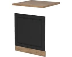 Vaatwasser Frontpaneel - Keukenpaneel Deurfront - Keuken Upgraden - Aanpasbaar Ontwerp - 60 cm breed - Antraciet