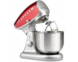 Deeghandmachine - Kneedmachine Deegmixer - Brood Bakken - Directe Krachtoverbrenging - 5.2 Liter - Zilver
