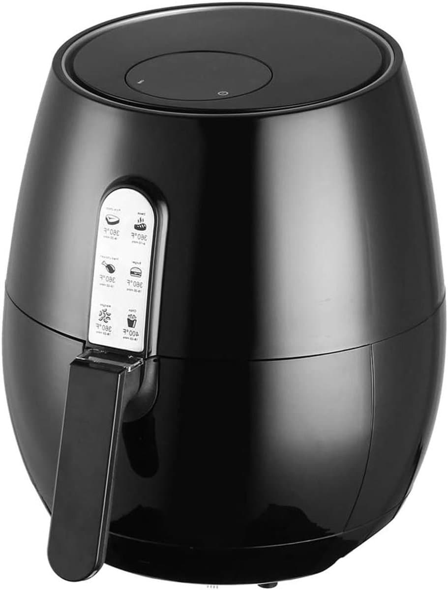 Airfryer XXL - Hete Lucht Friteuse - Gezond Frituren - Olievrij Bakken - 5.2 liter - Zwart — afbeelding 1