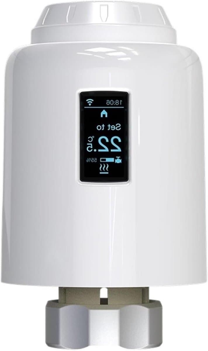 Radiatorkraan Thermostaat - Slimme Verwarming - Energie Besparen - Universele Adapter - M30*15mm - OLED Screen — afbeelding 1