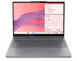 Lenovo Chrome 2in1 14ITN10 Intel® N N355 Chromebook 35,6 cm (14") Touchscreen WUXGA 8 GB LPDDR5-SDRAM 128 GB UFS Wi-Fi 6E (802.11ax) ChromeOS Engels Grijs