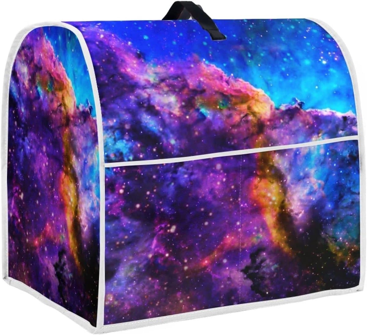Mixerhoes met Opbergvak - Keukenmachine Cover - Keuken Organiseren - Vlekbestendig Polyester - 38 cm Hoog - Sterrenhemel — afbeelding 1