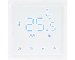 Slimme Thermostaat - Temperatuurregelaar - Comfortabel Wonen - Wekelijks Programmeerbaar - 86x86x40 mm - Wit