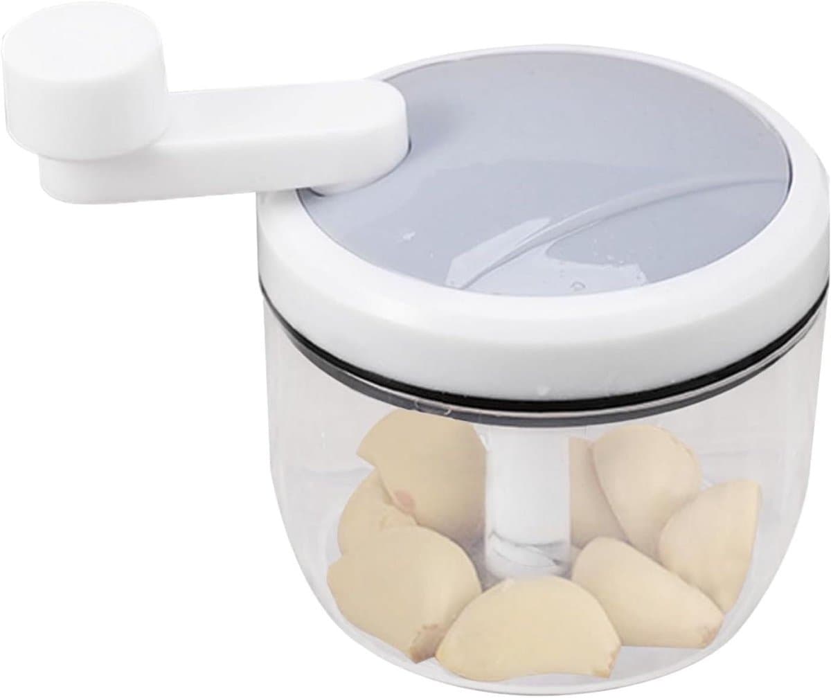 Handmatige Voedselhakker - Keukenmachine Groente Ui - Ingrediënten Voorbereiden - Roestvrijstalen Messen - 9.9 x 8.1 x 9.9 cm - Groen — afbeelding 1