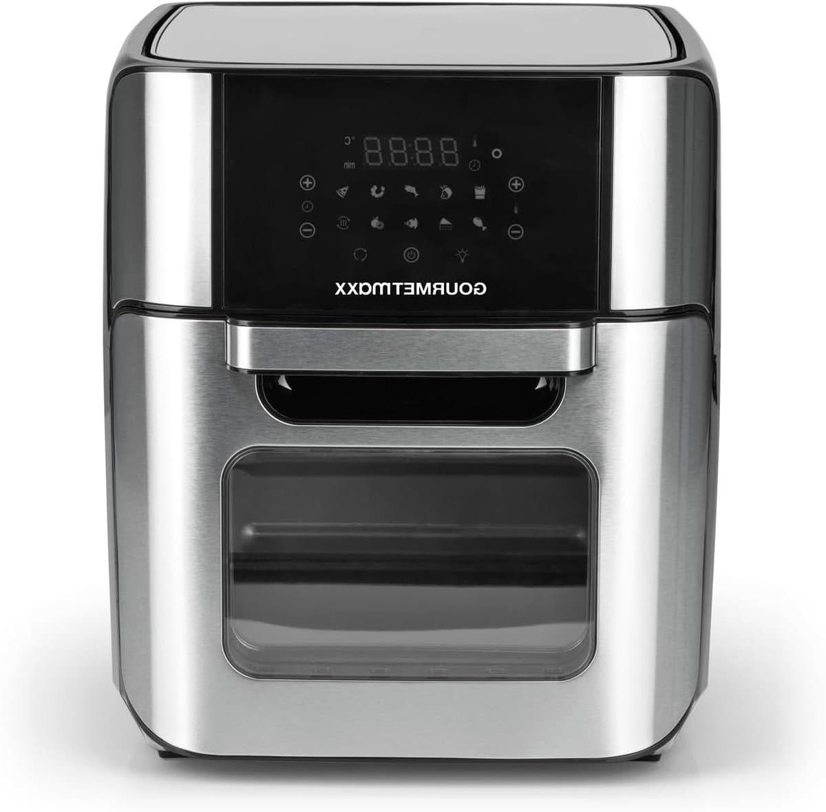 Hetelucht friteuse - Multicooker Oven - Vetarm Koken - XXL Capaciteit - 12 Liter - Zilver — afbeelding 1