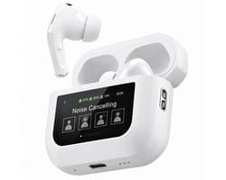 Phreeze TWS9 Pro ANC - Draadloze Oordopjes - Noise Cancelling Oortjes - Bluetooth Oordopjes - In Ear Oortjes - Muziek, Bellen & Sporten - Oplaadcase met Scherm