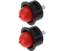 SnelShoppen - 2stuks Grasmaaier Olie Pomp Ballen, Vervangende Primer Bol, Geschikt voor Cobra DG350 M40C M41C, Hoogwaardige Rubber en Plastic, Tuinacc