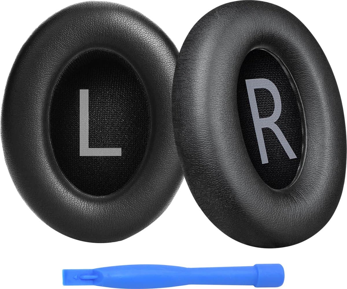 MMOBIEL Oorkussens voor Bose NC700 / Bose 700 Noise Cancelling Hoofdtelefoon - Protein PU Koptelefoon Oorkussen - Hoofdtelefoon Earpads – Zwart — afbeelding 1