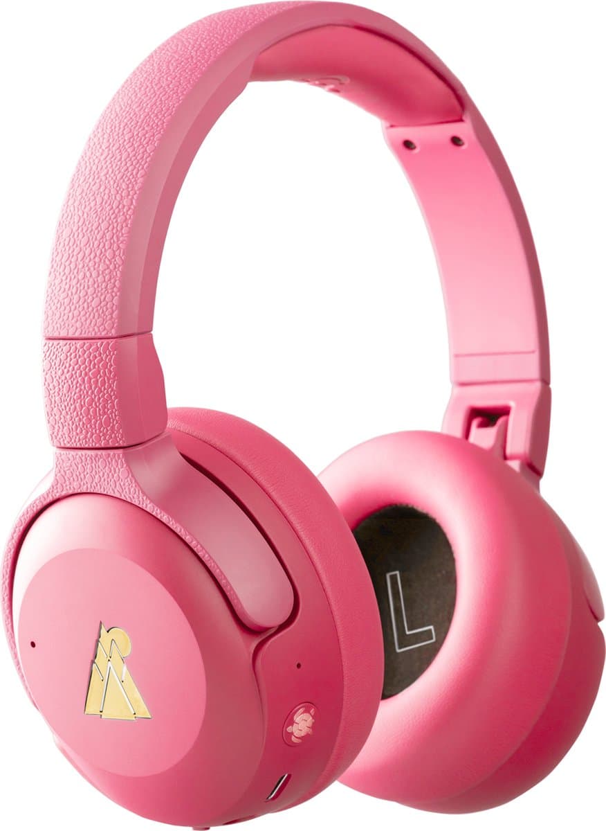 POGS - The Turtle - Draadloze over-ear koptelefoon met Noise Cancelling - Bluetooth - Veilige volumebegrenzing - Duurzaam - Gratis app voor extra functies - rRoze — afbeelding 1