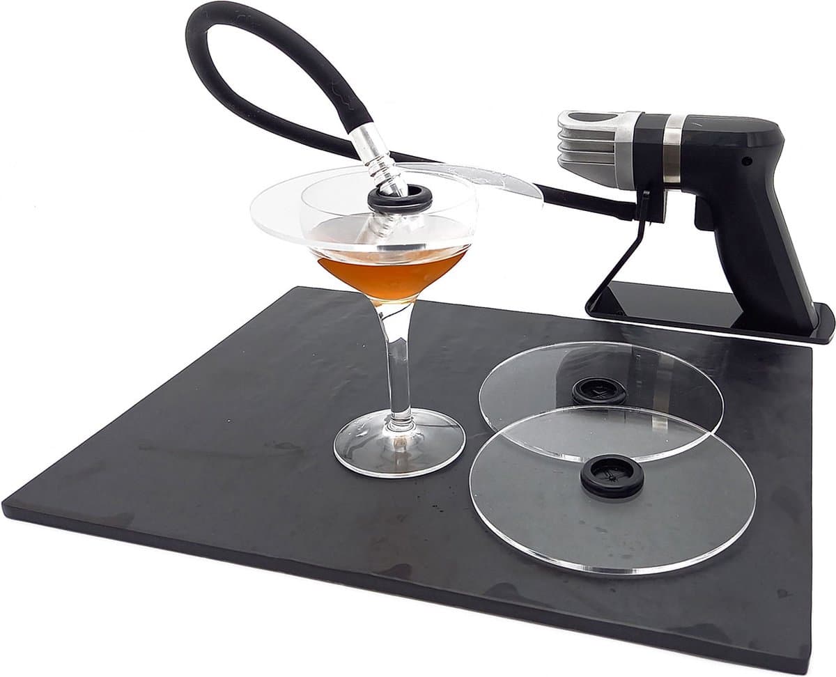 Ziva deksel voor cocktail glazen (koudroken) - 3 pak — afbeelding 1