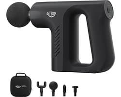 Massagepistool, 3200 rpm, krachtig draagbaar massagepistool, massageapparaat voor sporters, diepe weefsel-spieren, mini massagepistool met 4 massagekoppen, USB C