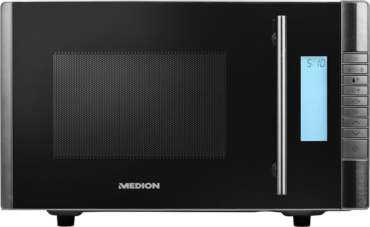 MEDION MD 14482 Magnetron met grill / 20L ovenruimte / 8 automatische programma's / ontdooifunctie / 800 Watt magnetron en 1000 Watt grillvermogen / timer / grillrooster — afbeelding 1