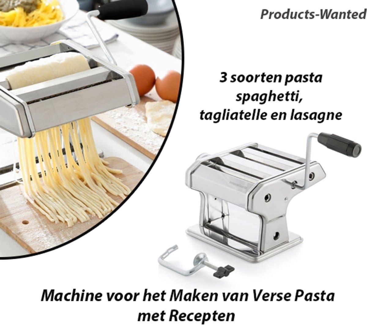 Machine voor het Maken van Verse Pasta met Recepten — afbeelding 1