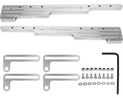 Geschikt Voor bougiekabelboom beugel voor Chevrolet SBC BBC SBF 302 350 454 V8 motor, zilver.