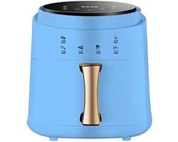 Heteluchtfriteuse - Airfryer XXL - Gezond Koken - Snelle Lucht - 8 Liter - Blauw