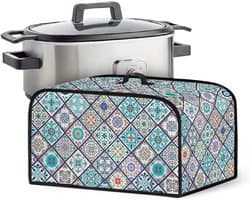 Keukenmachinehoes - Apparaatbeschermer - Apparaten Schoon - Met Opbergvak - 43x27x25 cm - Blauw