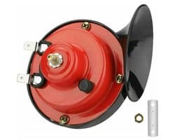 Overige autoaccessoires, 12V 300dB waterdichte treinhoorn, geschikt voor motorfietsen, vrachtwagens, treinen, schepen, auto's, SUV's - Rood -
