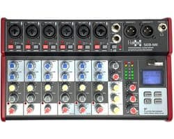 E-Lektron SE-8 live mengpaneel met Bluetooth en USB-opnamefunctie