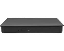 Externe DVD Brander - Optische Drive - Data Archiveren - USB Powered - Draagbaar - Zwart