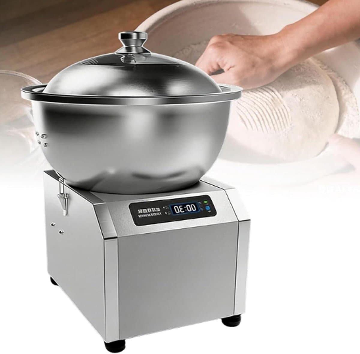 Deegmixer Commercieel - Kneedmachine Keuken - Professioneel Bakken - Dubbele Rotatie Technologie - 8kg Kom - Meerkleurig — afbeelding 1