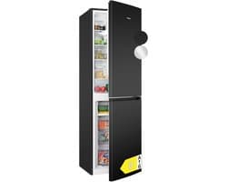 Bomann KG 7360 – No-Frost Koel- vriescombinatie – 247 Liter – 181 cm hoog – Energieklasse D – Dark Inox Look