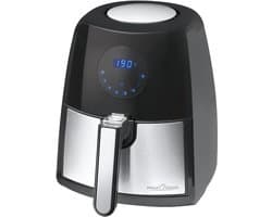 Hete Lucht Friteuse - Gezonde Frituur - Vetarm Koken - 7 Programma's - 2.5 Liter - Zwart RVS