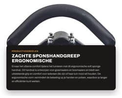 Dailygoods- Sponshandgreep Ergonomisch - Handgreep - Voorhandgreep - Zachte Handgreep - Grasmaaier - Bosmaaier