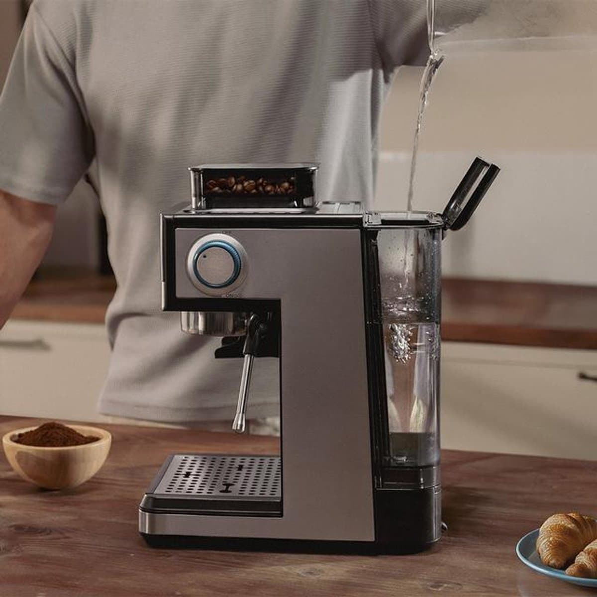 Cecotec Power Espresso 20 Grind – Espressoapparaat – Bonen — afbeelding 1