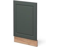 Vaatwasserpaneel - Keukenfront - Keukenopstelling - Soft-close scharnieren - 45 cm breed - Groen-Goud Landhuis