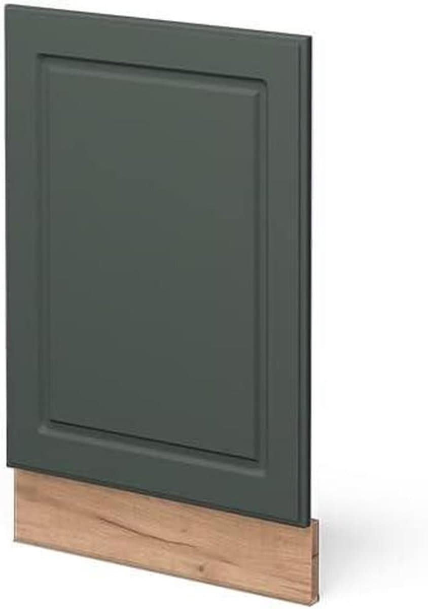 Vaatwasserpaneel - Keukenfront - Keukenopstelling - Soft-close scharnieren - 45 cm breed - Groen-Goud Landhuis — afbeelding 1