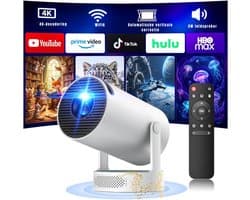Quvo® Mini beamers - Projector - Mini beamer - Wit - 15cm x 15cm x 22cm