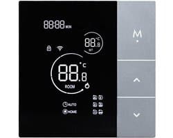 Slimme Thermostaat - Vloerverwarming Controle - Energie Besparen - App Bediening - 10x10x7 cm - Wit