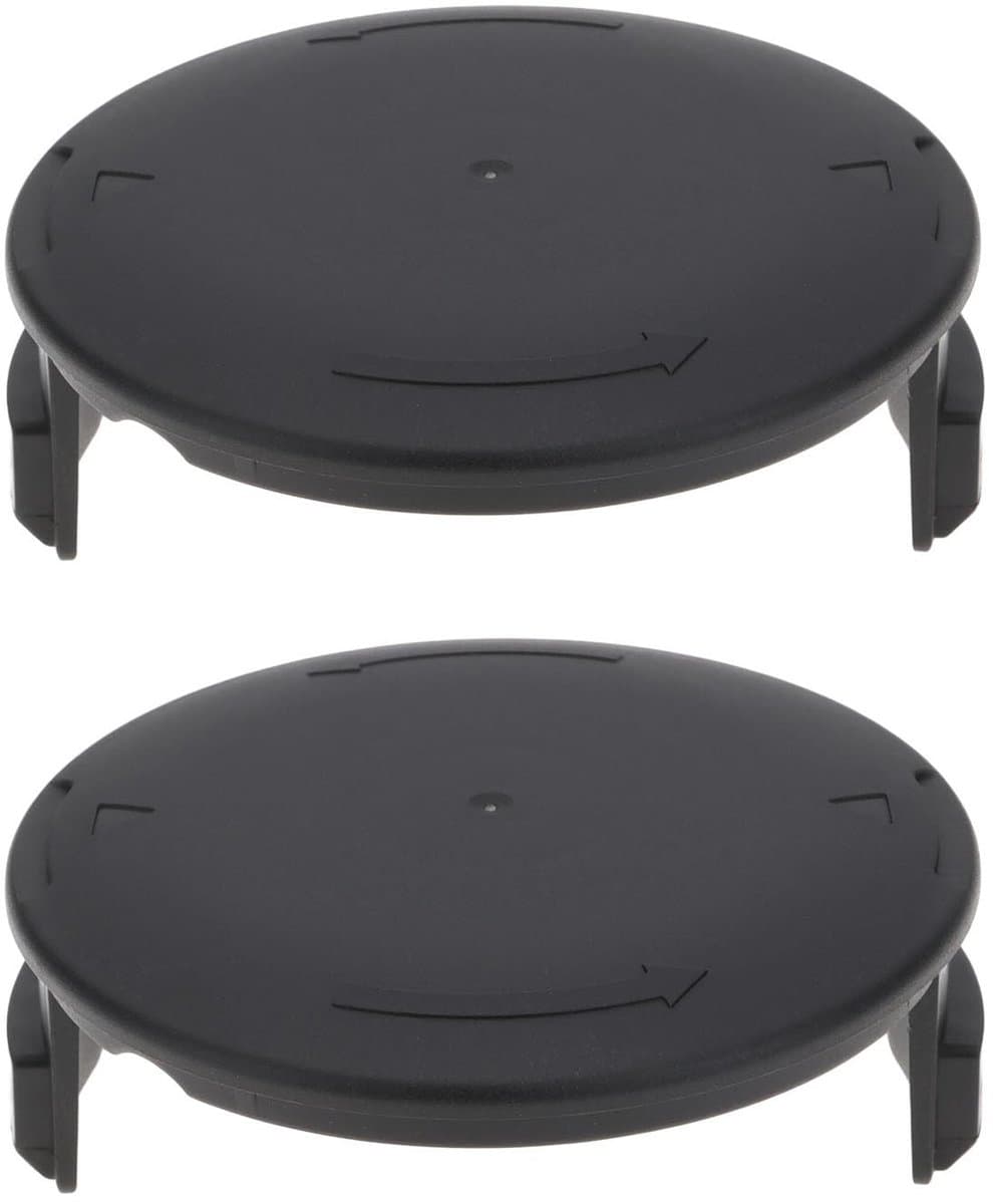 Byshayne- Grasmaaier Spoel Dop 86x34mm - 2x Spoel Cap - Kunststof - Zwart - Slijtvast - Bescherming Lijnspoel - Spoeldop — afbeelding 1