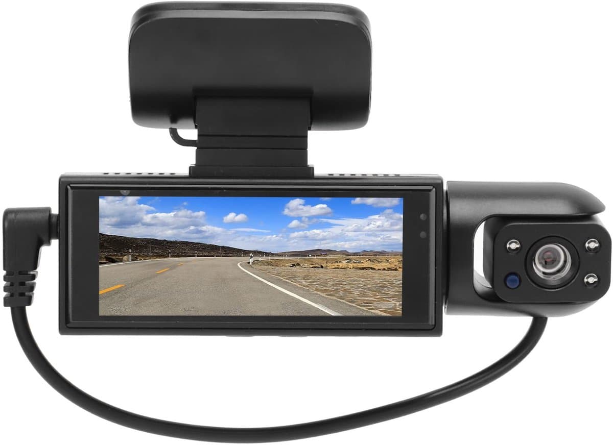 Dailygoody - Dashcam - 1080P hoge resolutie - 360 graden draaibare lens - Bewegingsdetectie - IR nachtzicht - Auto camera voor veilig rijden — afbeelding 1