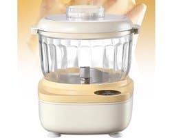 Deegmixer - Kneedmachine Keuken - Zelf Deeg Maken - Zuignap Basis Stabiliteit - 2 liter inhoud - Wit