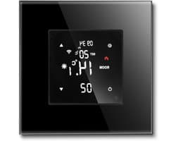 Slimme Thermostaat - Temperatuurregelaar - Woning Verwarming - Wifi & Spraakbesturing - 110x1x1 cm - Zwart