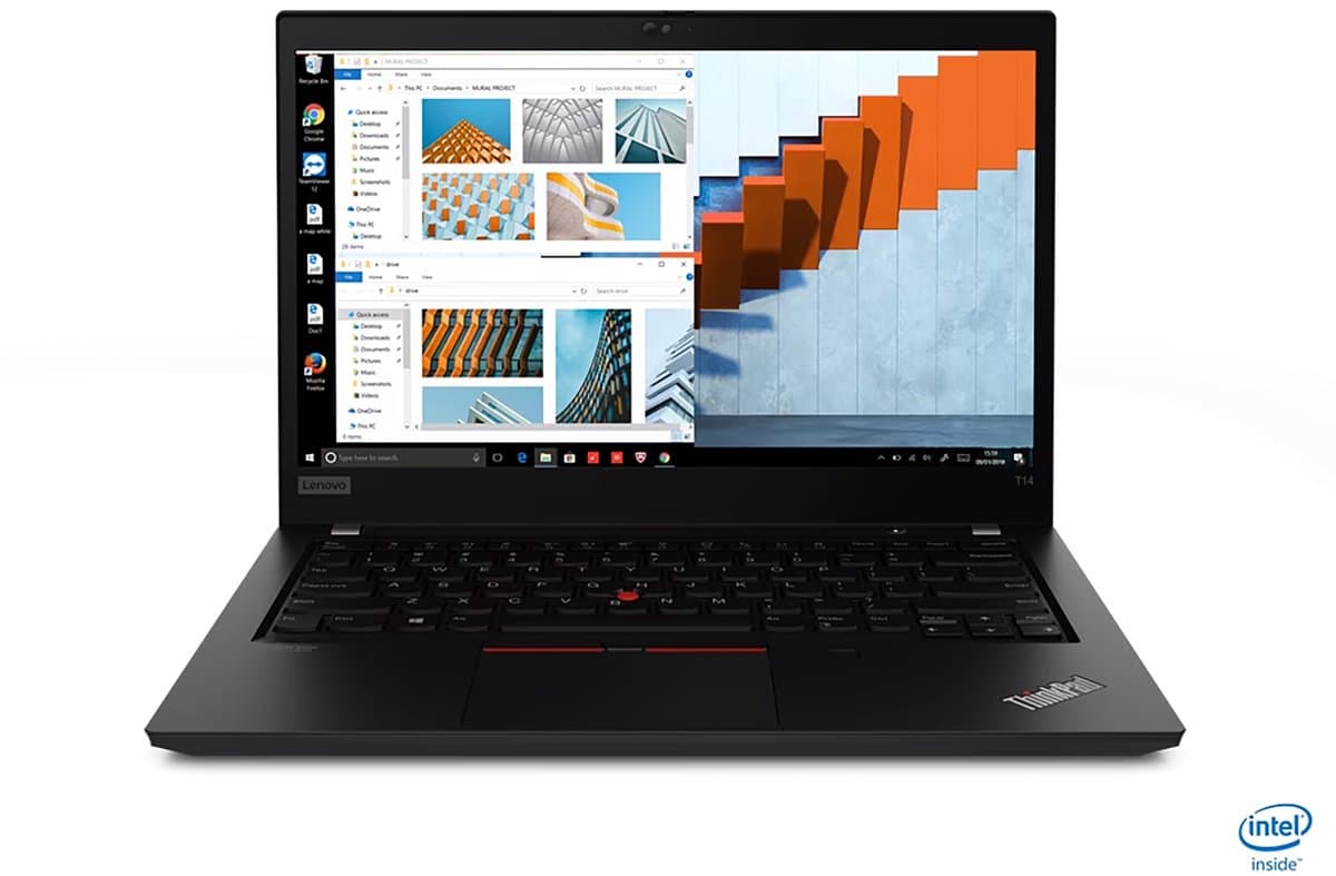 Lenovo ThinkPad T14 Gen 1 | Intel Core i5 | Intel UHD Graphics | (″) | 256 GB SSD | 8 GB DDR4 | US | WiFi | Windows 11 Pro — afbeelding 1