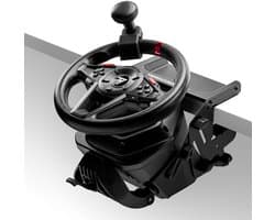 Thrustmaster T128-P SimTask Pack - Racestuur & Pedaalset - Inclusief SimTask Steering Kit - Force Feedback - Compatibel met PS5, PS4 & PC