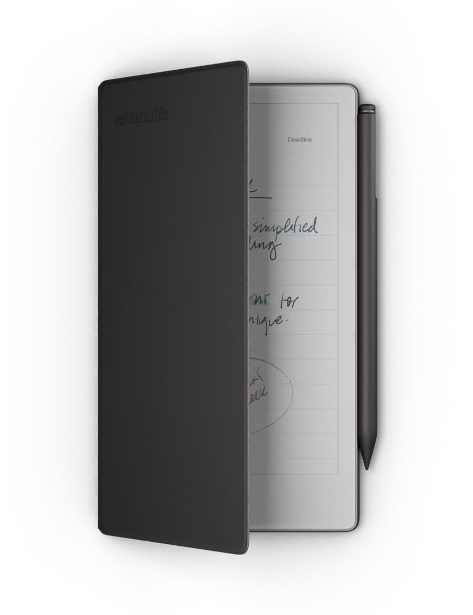 reMarkable Paper Pro Move met Marker Plus en zwarte leren Book Folio - 7,3 inch digitaal notitieblok — afbeelding 1