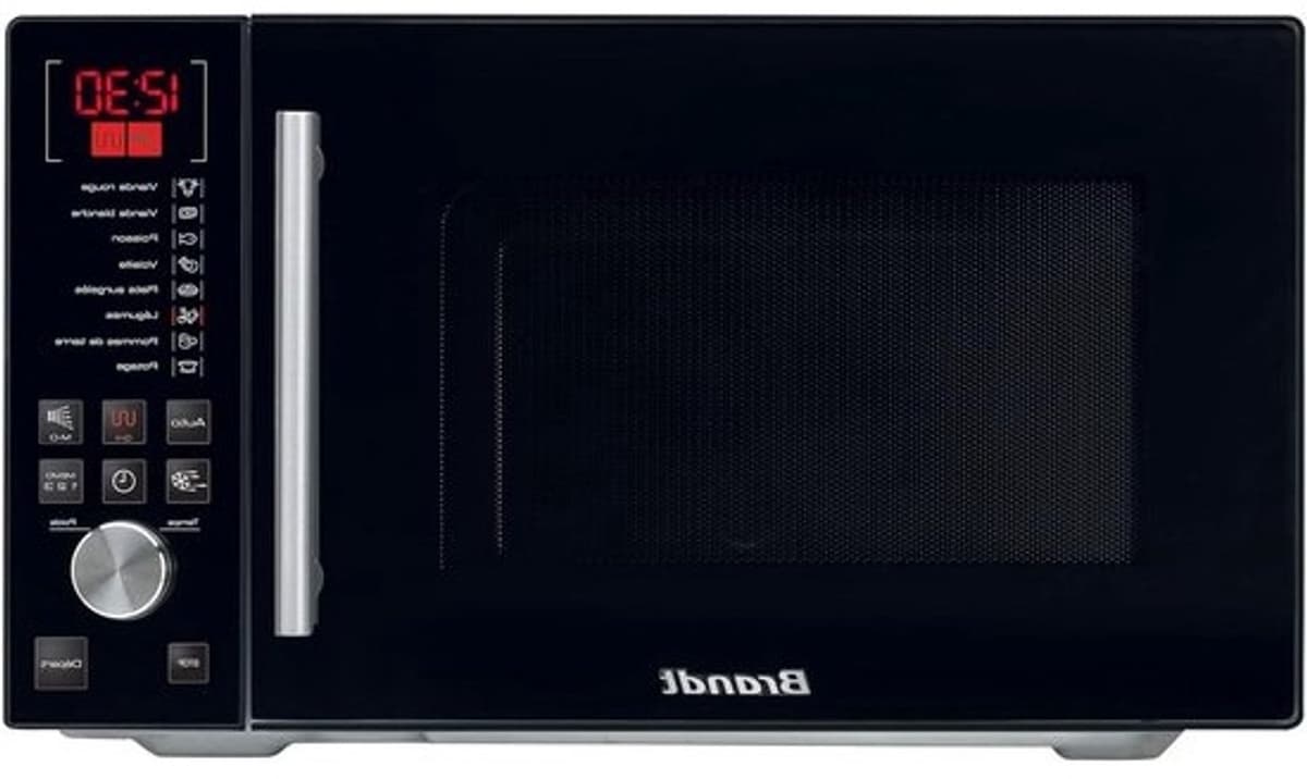 Vrijstaande magnetron - Oven met grill - Snel maaltijden bereiden - 8 automatische programma's - 26 Liter - Zwart — afbeelding 1