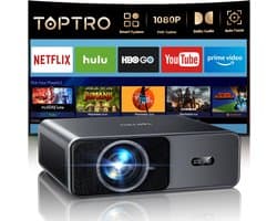Beamer 1500 ANSI Lumen - Full HD 1080p Resolutie - 75 Watt Vermogen - LCD - Kleur - Home Theater Projector